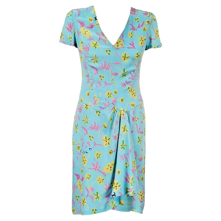 Chanel Boutique, Karl Lagerfeld for Chanel — Chanel Floral Dress — Clothing — resale