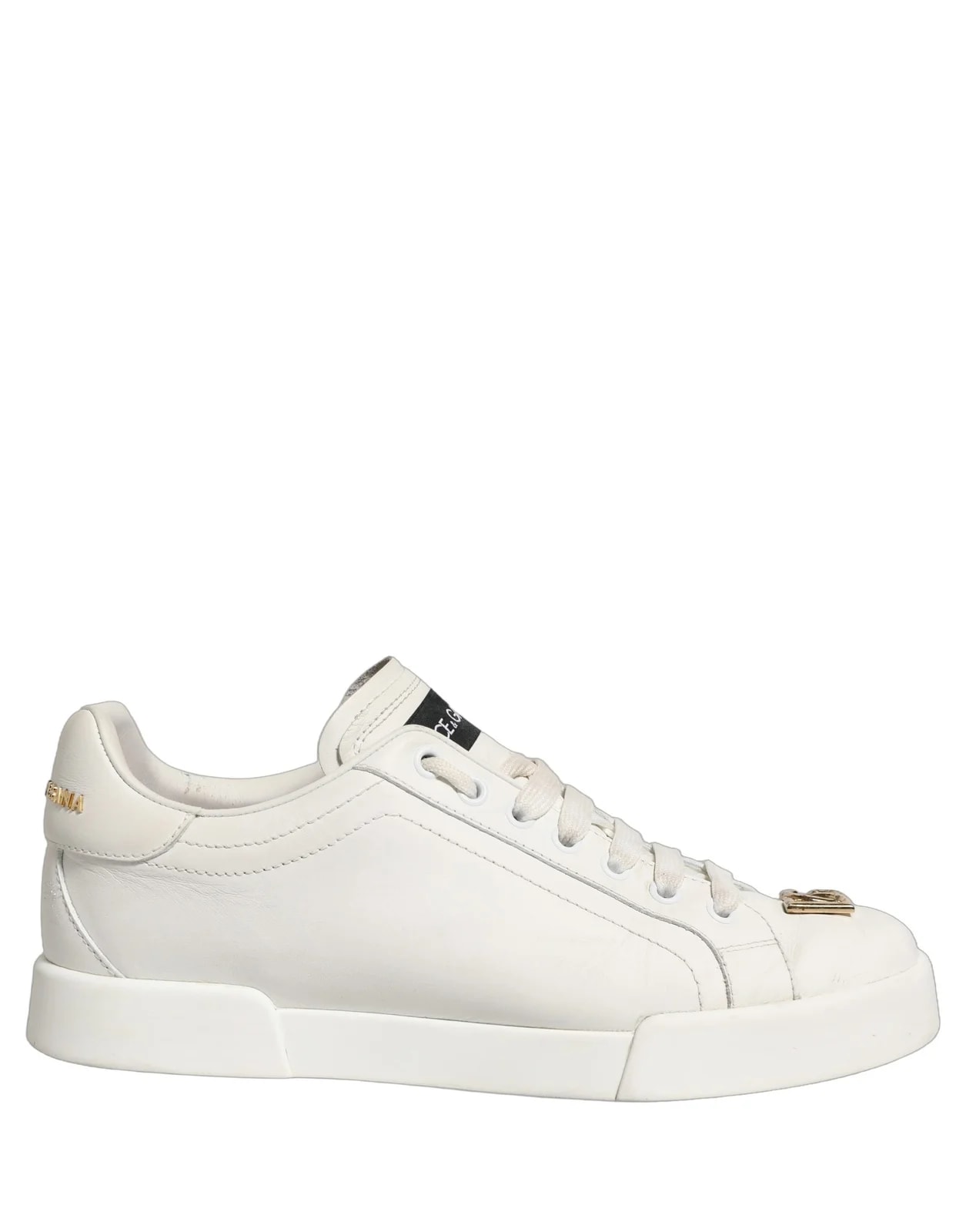 Dolce & Gabbana — Dolce & Gabbana Logo Plaque Low Top Shoes — Sneaker — resale