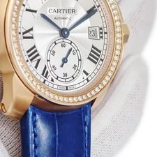 Cartier Calibre de WF100013 38mm Silver Dial Automatic #HDW151 4