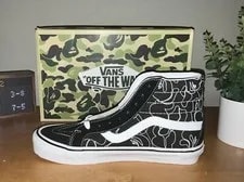 Size 11 - Vans Bape X Sk8- 38 DX High Lined Camo Sold Out 3