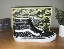 Size 11 - Vans Bape X Sk8- 38 DX High Lined Camo Sold Out 4