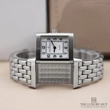 Jaeger-LeCoultre Reverso Lady 260.8.47, With Box Steel 33mm Silver Arabic Dial 2