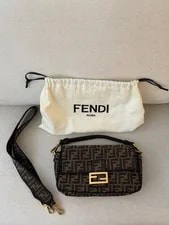 Fendi — Fendi Baguette - Fabric — Handbag — resale