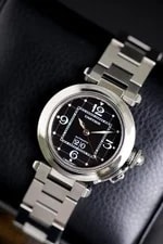 Cartier — Cartier Pasha C Black Dial Stainless — Watch — resale