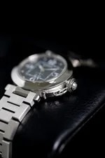 Cartier Pasha C Black Dial Stainless 2