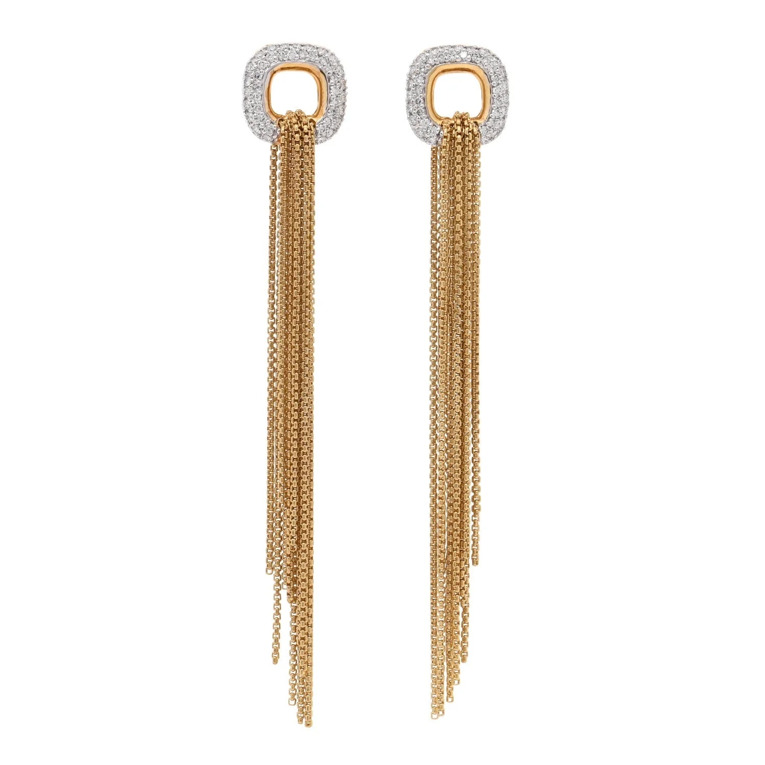 David Yurman — 18K Yellow Gold Tassel Drop — Jewelry — resale