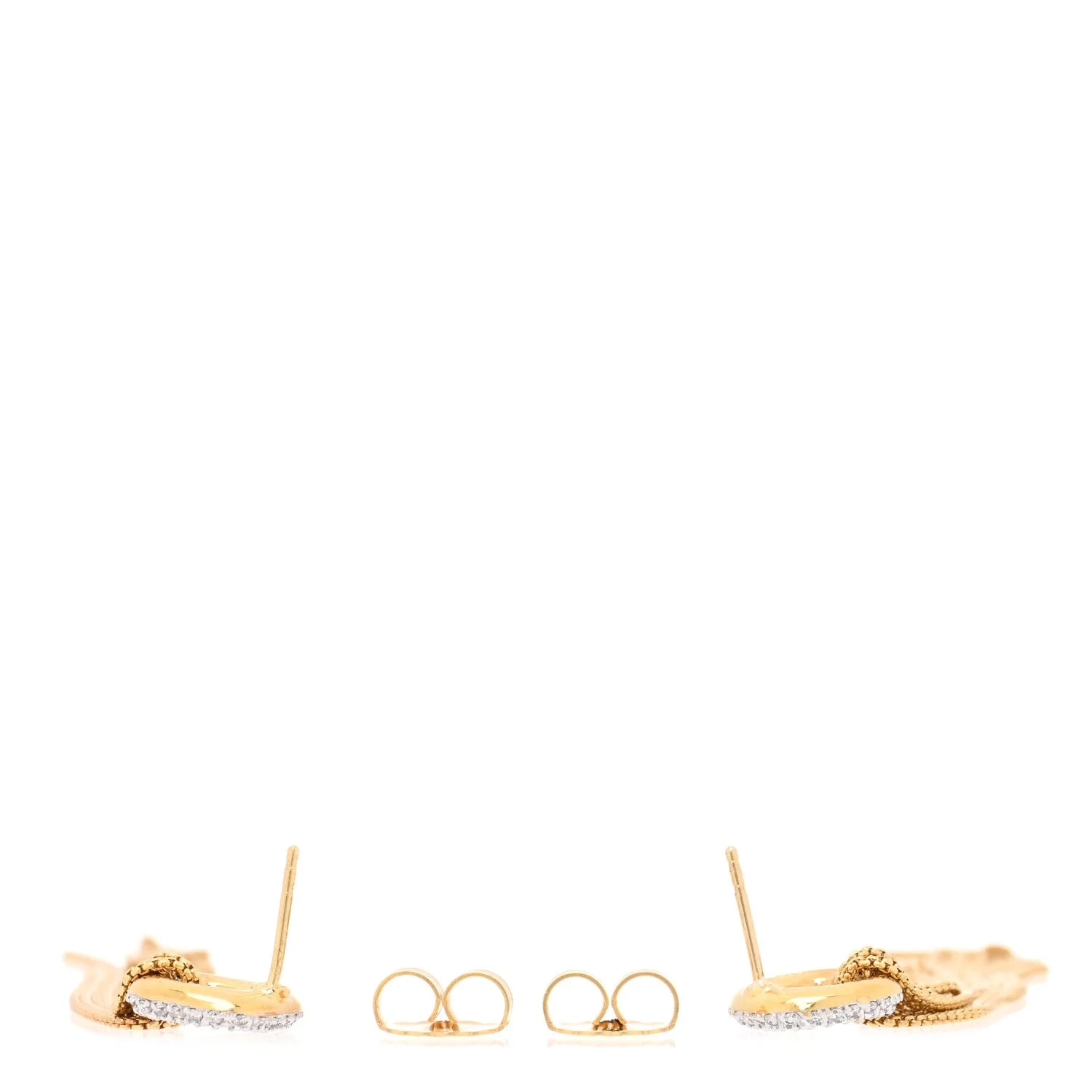 18K Yellow Gold Tassel Drop 3