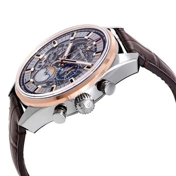 Chronomaster El Primero Grande Date Full Open Moon Phase Watch 51.2530.4047/78.C810 2