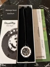 Audemars Piguet X Swatch Royal Pop Ocho Negro Auto Skeleton 41mm Box 4