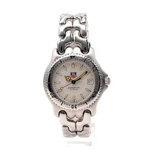 TAG Heuer WG1112 Professional 200m Quartz Steel Date White Dial Bracelet 3
