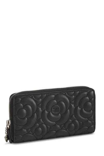 Embossed Camellia Wallet 2