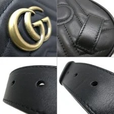 Gucci GG Marmont Quilting Belt 476434 X Matte Ma 4