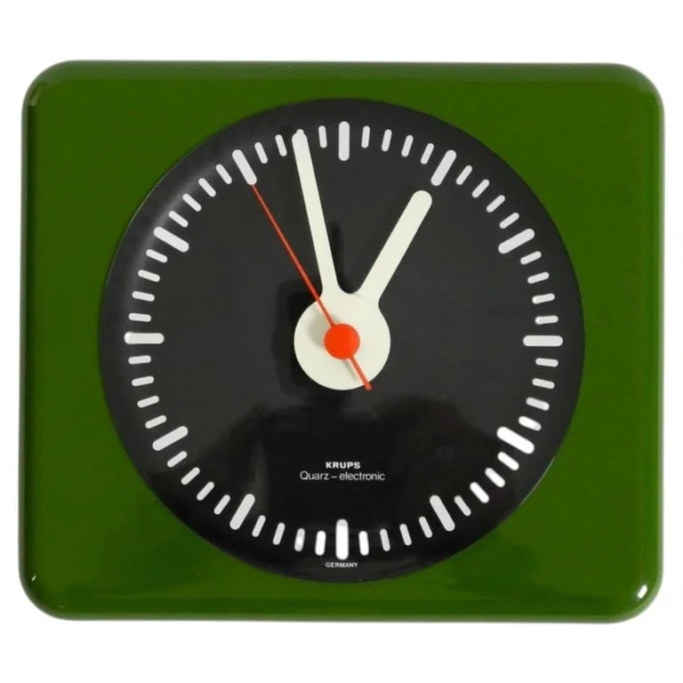 Krups — Original 1970s Krups Wall Clock in Typical Space Age Design — decorative_object — resale