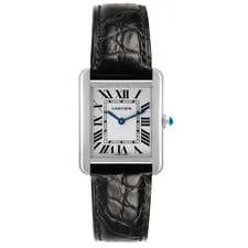 Cartier Tank Solo Steel Silver Roman Dial W1018255 2