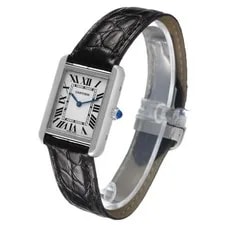 Cartier Tank Solo Steel Silver Roman Dial W1018255 4