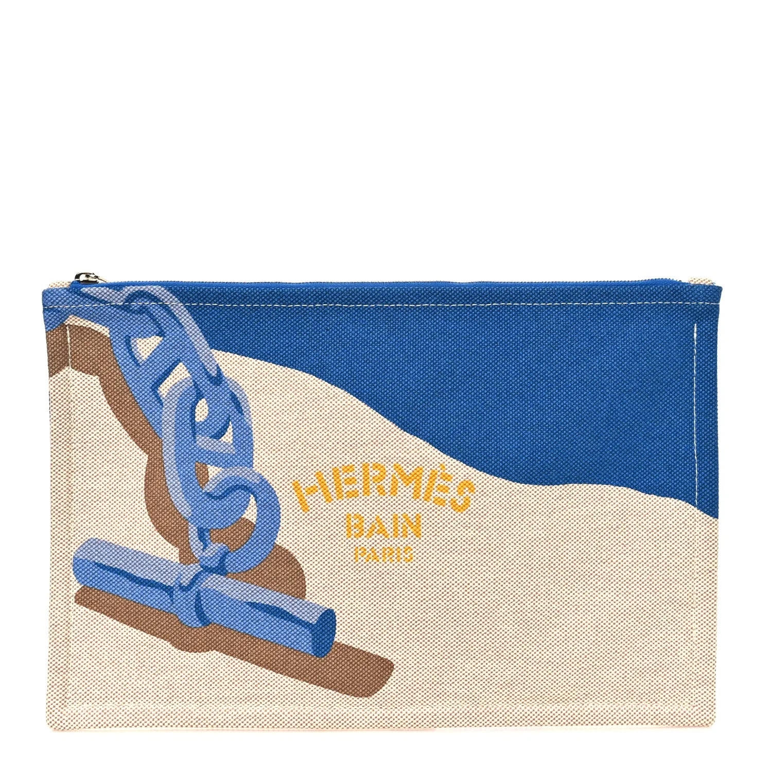 Hermès — Cotton Escale A la Plage Case Ciel Nuit — Designer Shoe — resale