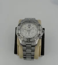 Tag Heuer CAF101F.BA0821 Aquaracer Series Chronograph Quartz Silver 2