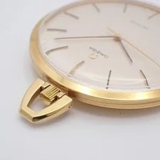 Omega de Ville Pocket , Manual Winding, 3-Hand Model, Gold GP, Silver Dial 4