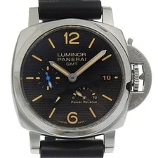 Panerai — Panerai Luminor 1950 GMT Watches PAM01537 OP7122 Black blackDial Stainless... — Watch — resale