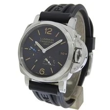 Panerai Luminor 1950 GMT Watches PAM01537 OP7122 Black blackDial Stainless... 2