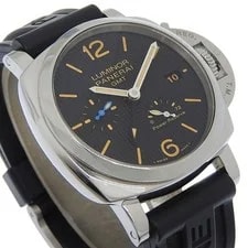 Panerai Luminor 1950 GMT Watches PAM01537 OP7122 Black blackDial Stainless... 3