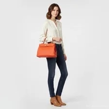 Hermes Kelly Retourne 35 Finish Capucine Top Handle 2