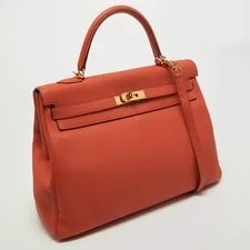Hermes Kelly Retourne 35 Finish Capucine Top Handle 3