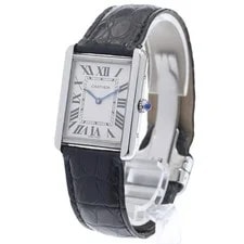 Cartier Tank Solo W5200003 27mm SS Silver #C12355 2