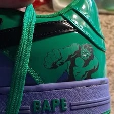 Size 12 - A Bathing Ape Marvel X Bapesta Hulk 4