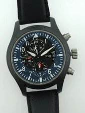 IWC Pilot's Chronograph 41 Top Gun Black Dial 2
