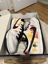 Nike SB — Size 12 - Nike SB Dunk Low Pro QS Raygun Tie-Dye (W/ Flaws) — Sneaker — resale