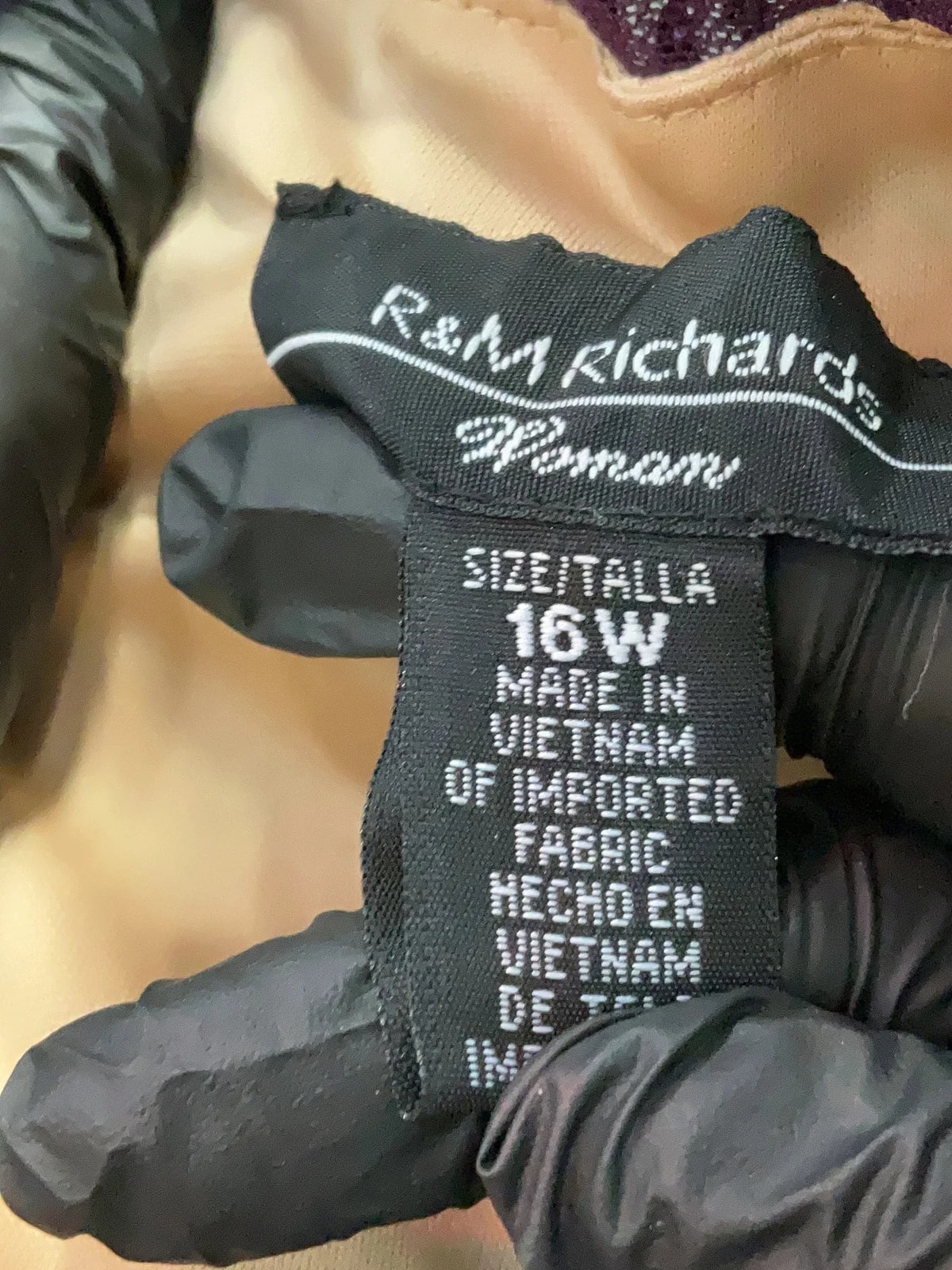 R&amp;M Richards Cocktail Dress Size 16 3