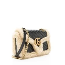 Gucci Diagonal Matelasse GG Marmont Medium Flap 2