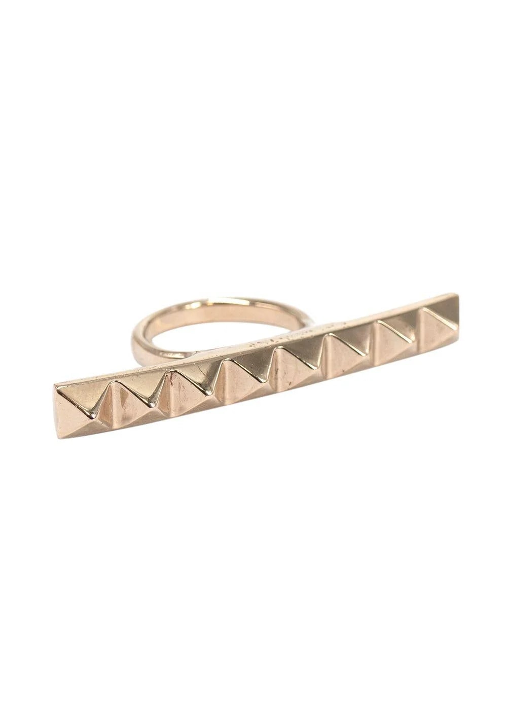 Valentino — Valentino Tone Pyramid Stud Bar — Jewelry — resale