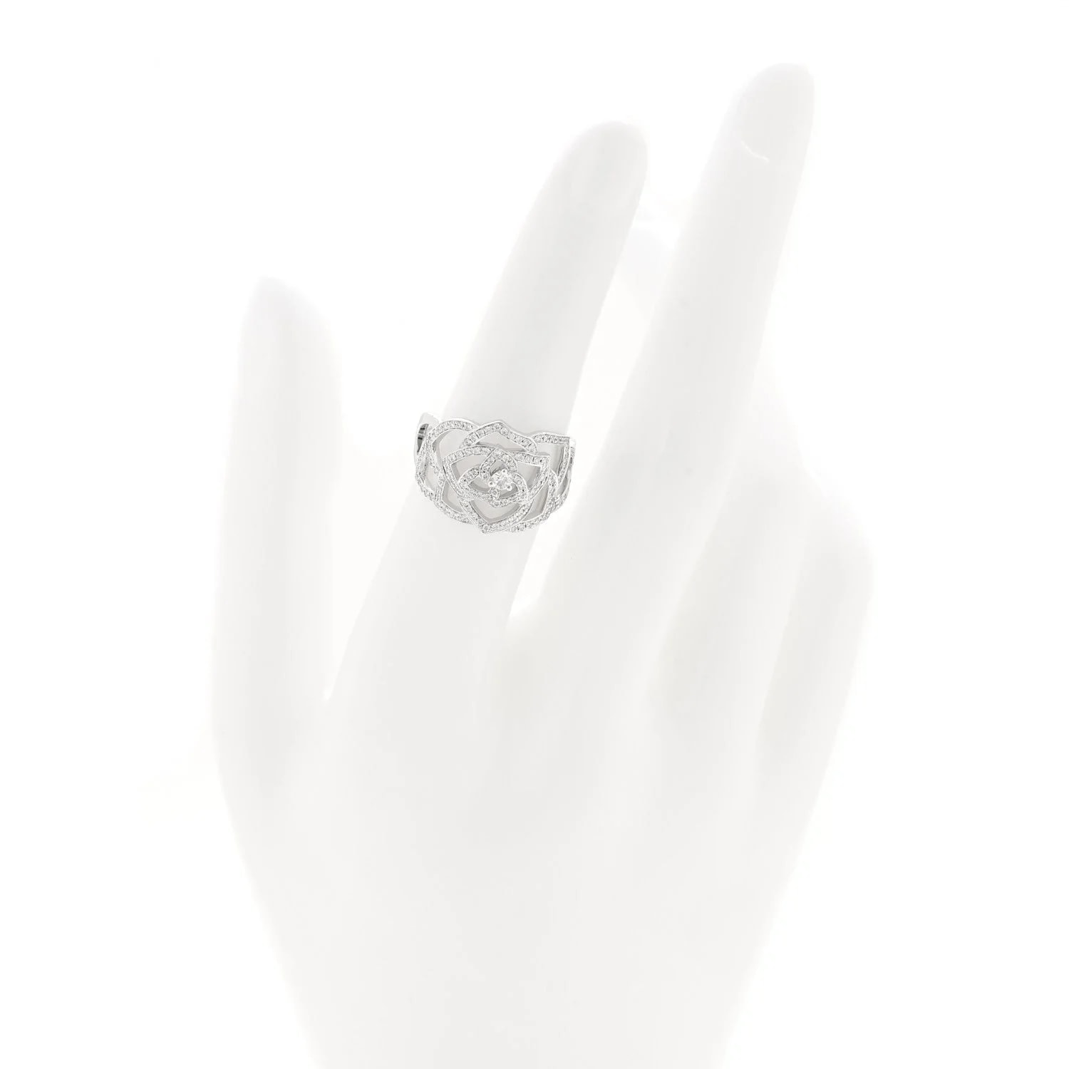 18K White Gold .55ct 51 5.75 2