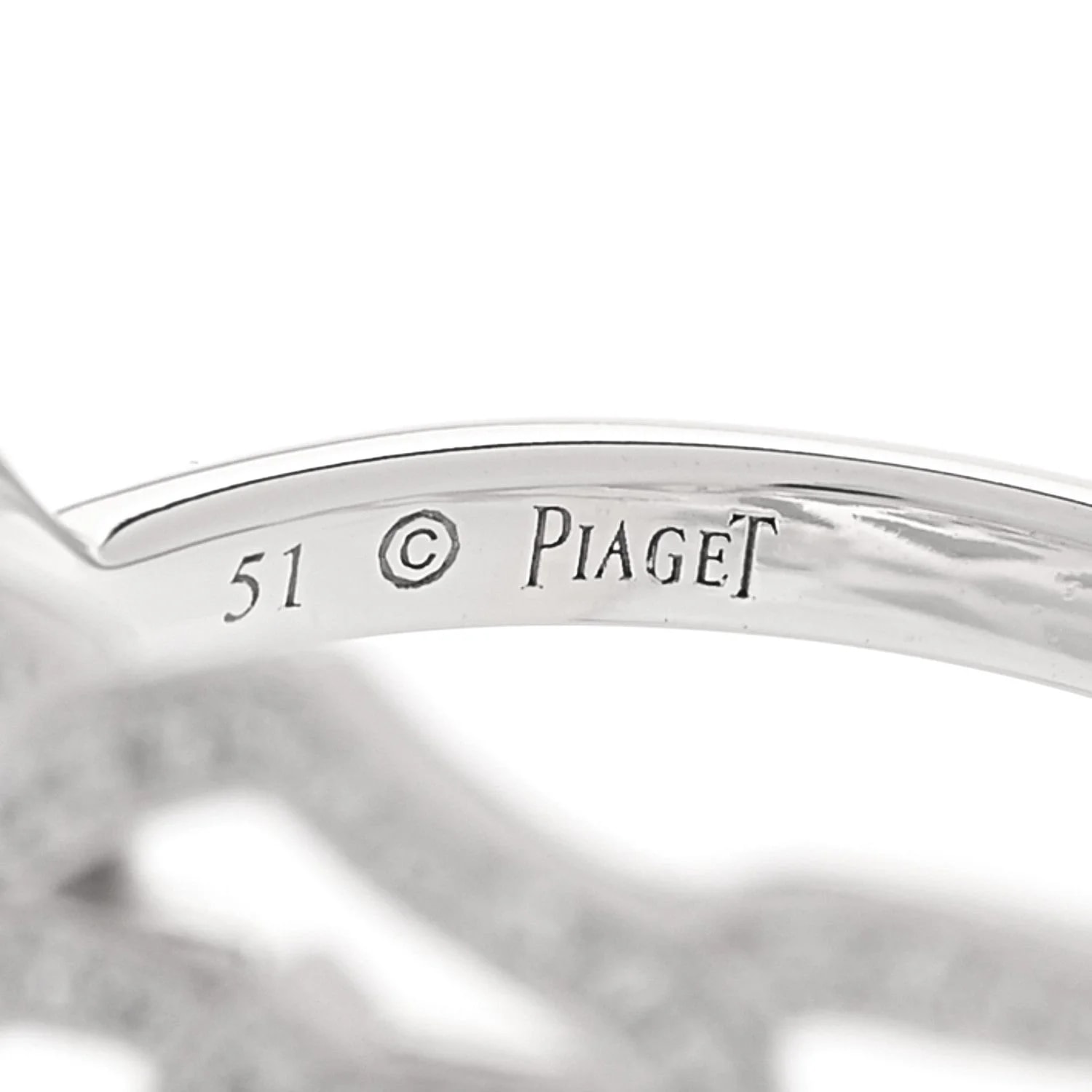 18K White Gold .55ct 51 5.75 4