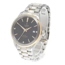 Tudor 12503 Style 3P Diamond Automatic From Japan G0804 2