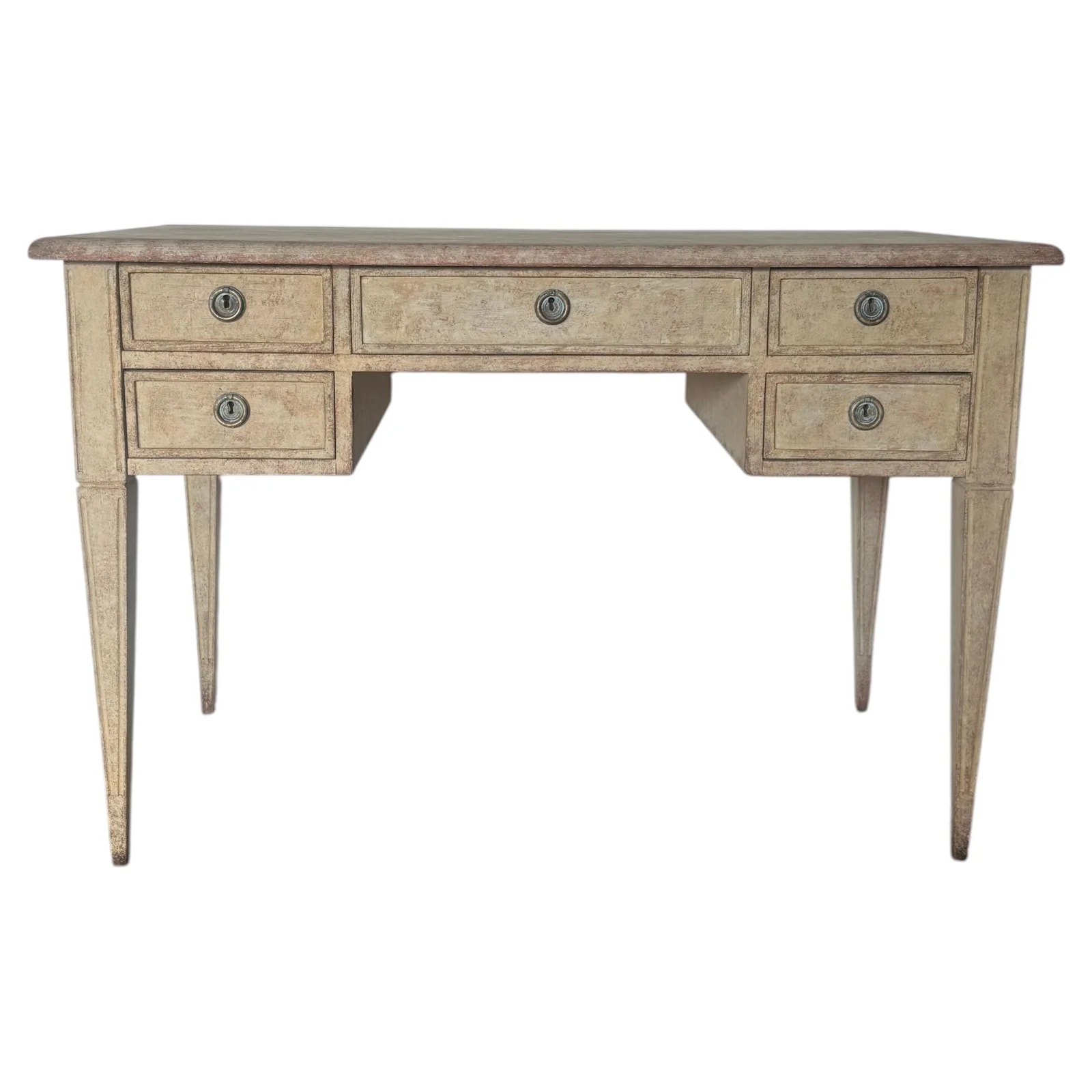Small Swedish Chest of Drawers, 19th Century, Gustavian Style, Painted — Furniture — resale