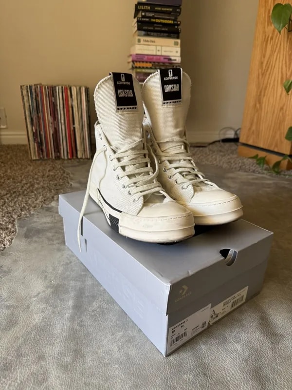 Converse — Rick Owens Drkshdw Converse Drkstar Chuck Taylor All Star 70 — Sneaker — resale