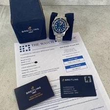 Breitling Superocean 44 A17367 Automatic Date - Full Set - Ebay Live 2