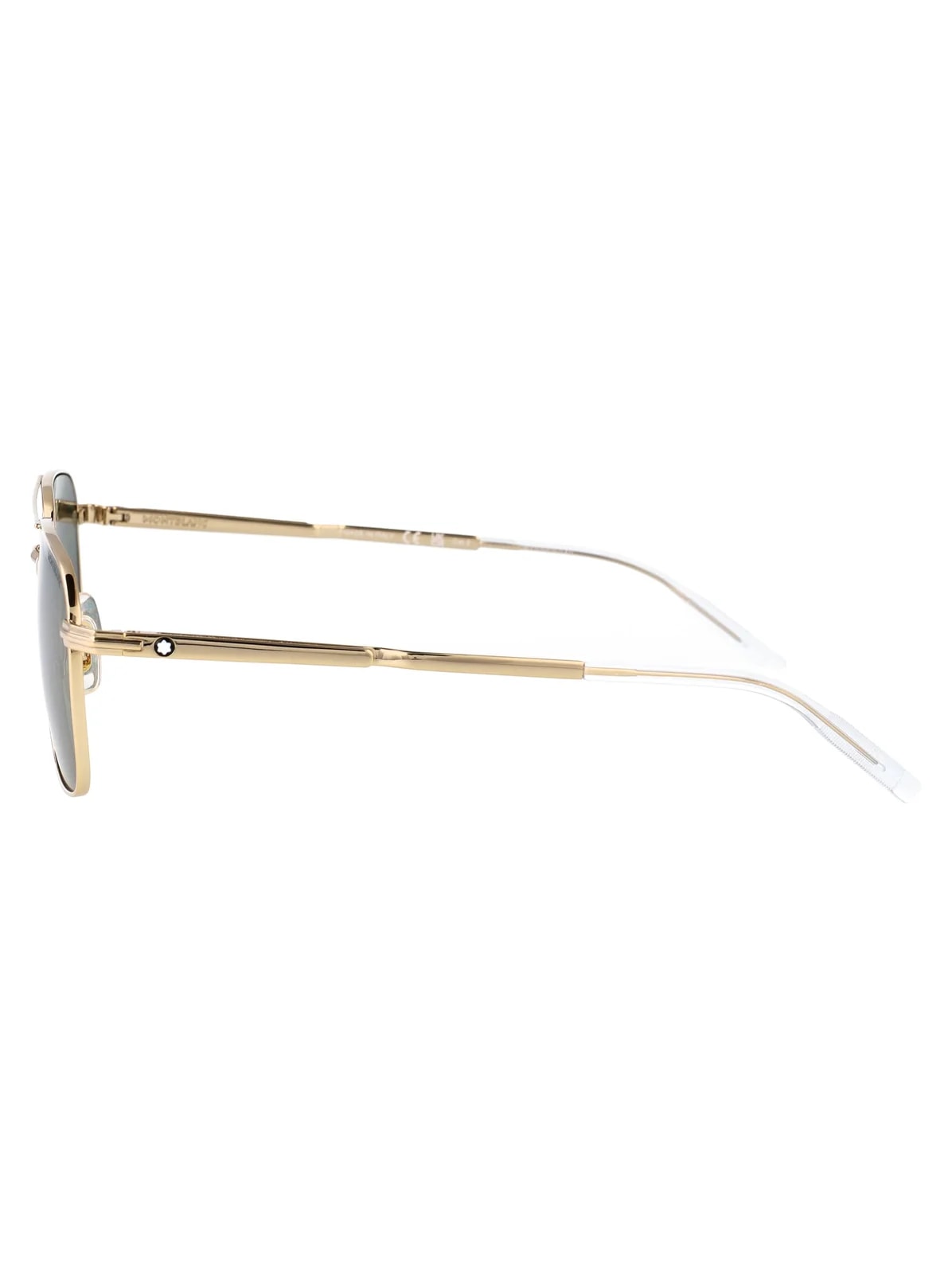 Montblanc Mb0278s Metal Aviator Sunglasses — 3