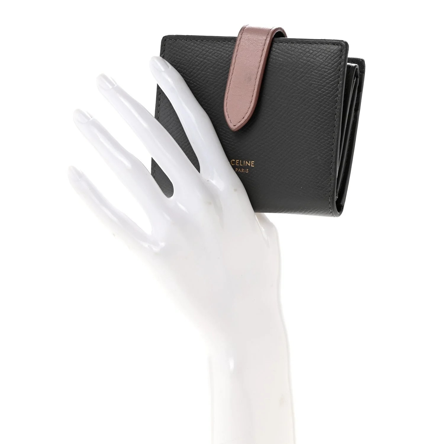 Grained Medium Multifunction Strap Wallet 2