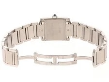 Cartier Tank Française MM W51011Q3 Stainless Steel 25mm Silver Dial #DW573 4