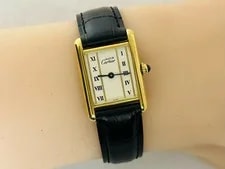 Cartier Must de Tank Vermeil 5057001 W1003053 Quartz A6707 2