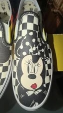 Vans Classic Slip-On X Disney Mickey & Minnie Checkerboard VN0A38F7UJ4 2