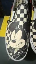 Vans Classic Slip-On X Disney Mickey & Minnie Checkerboard VN0A38F7UJ4 3