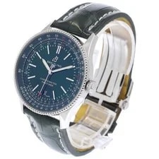 Breitling Navitimer 41 A17326 41mm SS Green #C4203 2