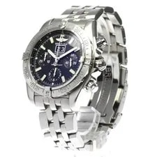 Breitling Blackbird A44359 43mm SS Black Dial Automatic Chronograph Date #C286 2