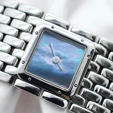 Cartier Panthere Blue Shell Dial SM Quartz Woman No Case 2