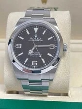 Rolex — Rolex Explorer 1 39mm 214270 MK2 Lume 369 + Warranty 2018 — Watch — resale
